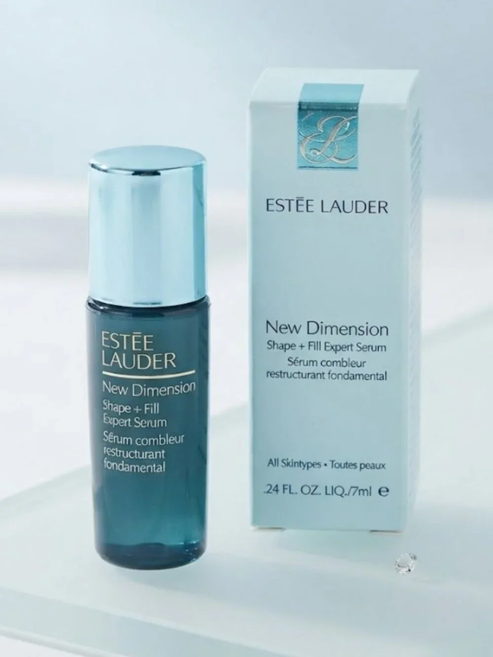 Estee Lauder New Dimension Shape + Fill Expert Serum 7ml Travel Anti Aging